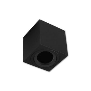 ^SPOT KWADRATOWY 1xGU10 80x80x84mm CZARNY 0938 SPOT CZARNY KWADRATOWY 1xGU10 80x80x84mm